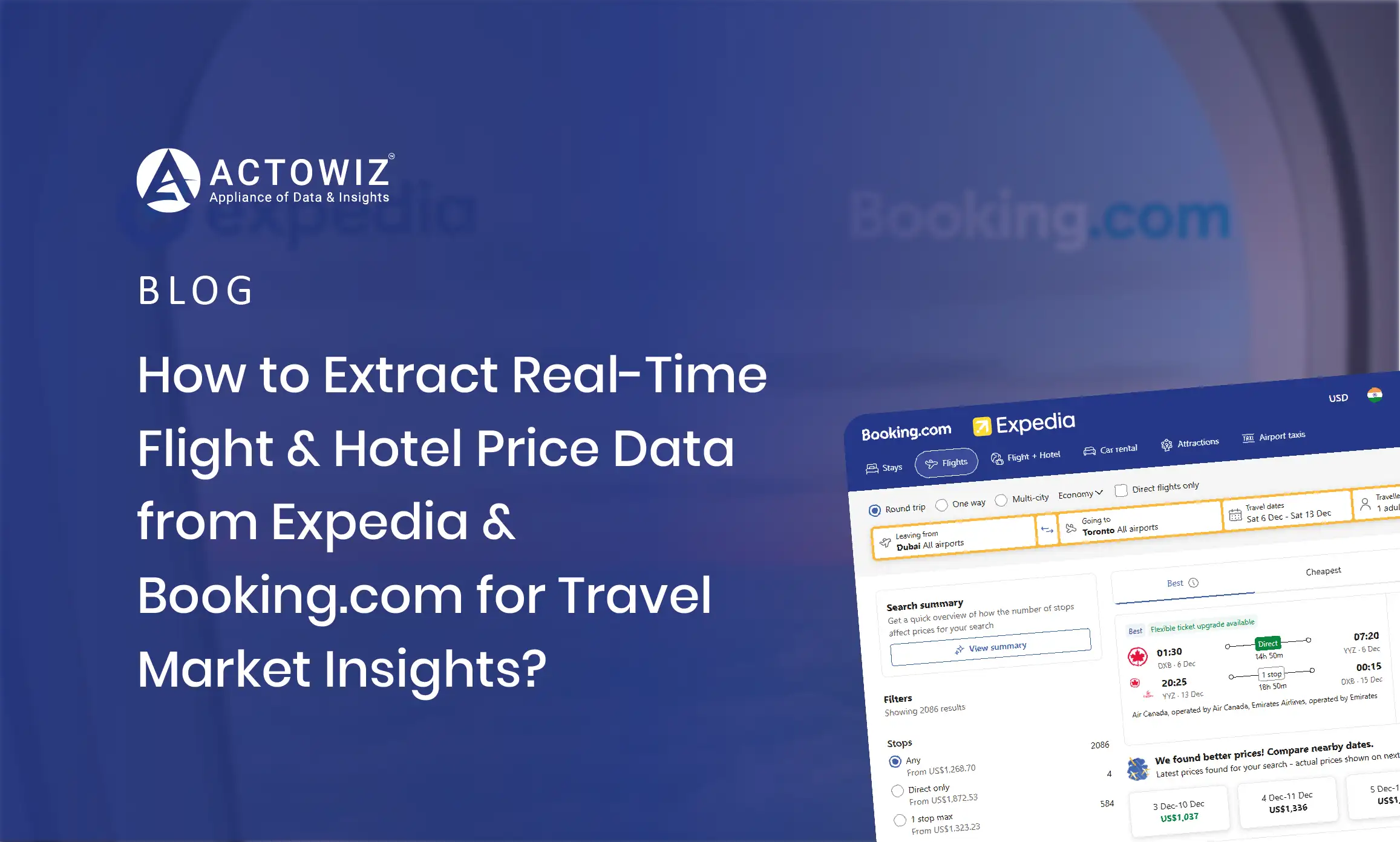 Thumb -How to Extract Real-Time Flight & Hotel Price Data from Expedia & Booking.com for Travel Market Insights